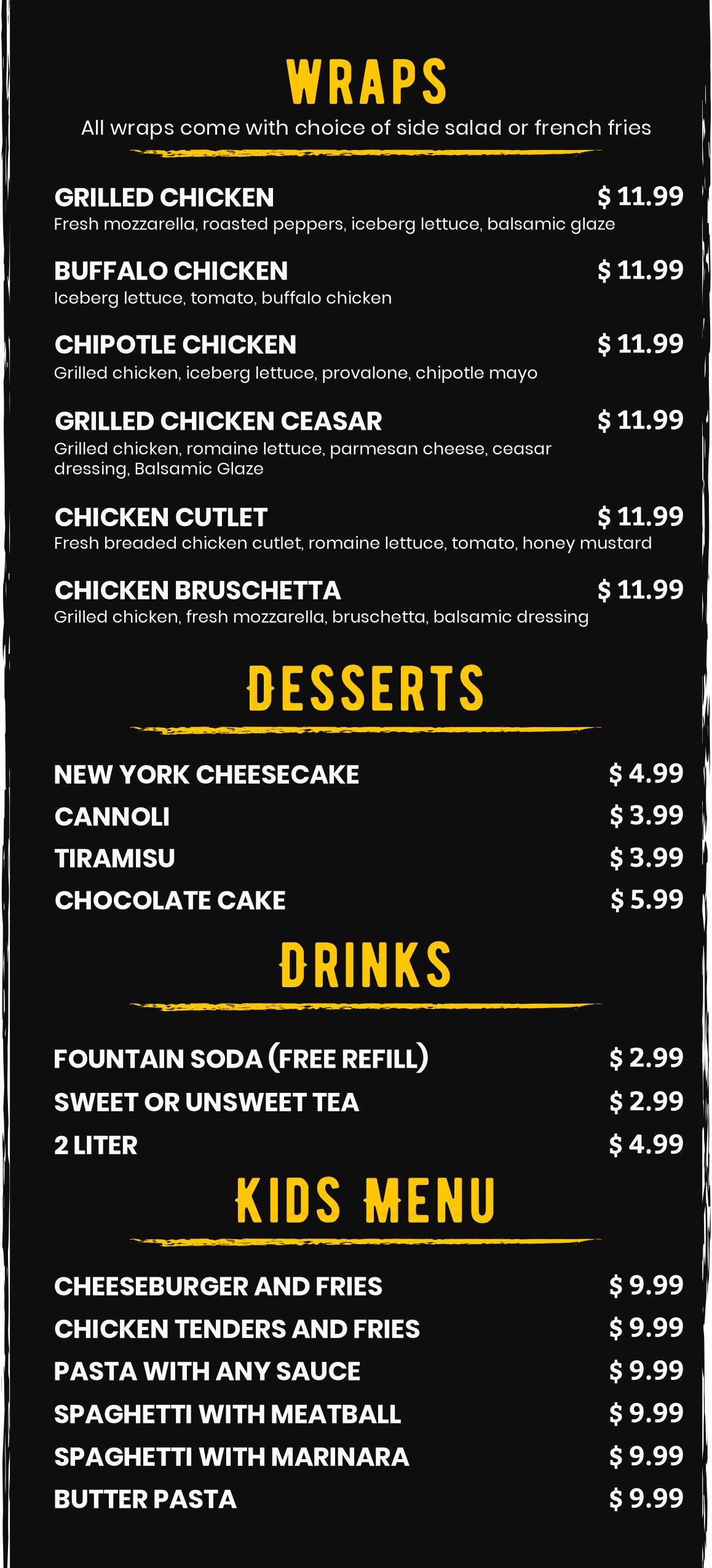 Menu Dough Boyz Pizzeria Where Flavor Meets Tradition in Oviedo